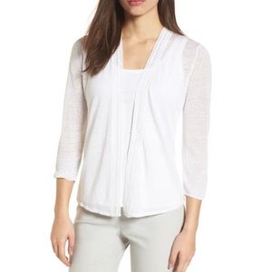 NIC + ZOÉ OPEN FRONT CARDIGAN